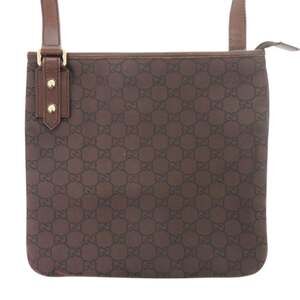 Gucci Zip Top Messenger Bag Gg Coated #298813G81B